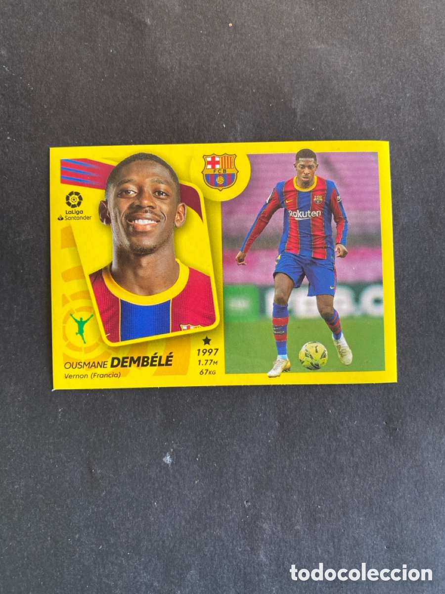 Cromos de f&uacute;tbol: Cromo liga 21/22 Barcelona N* 20A