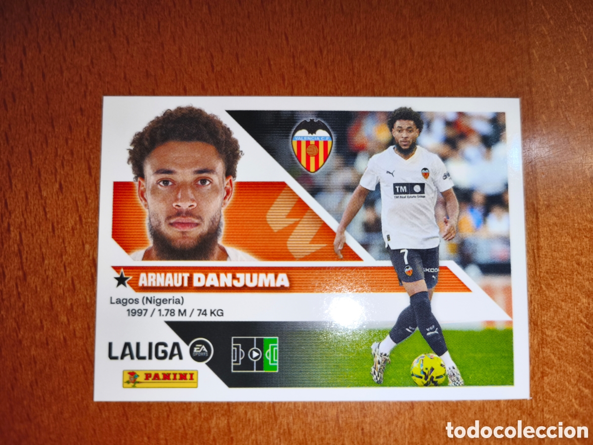 Cromos de f&uacute;tbol: Danjuma n&deg;19 Bis Coloca liga este 26/27 Valencia