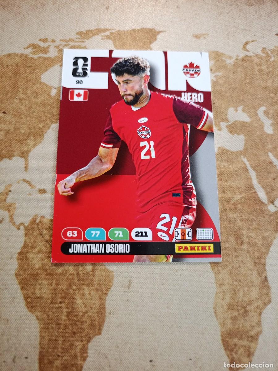 Cromos de f&uacute;tbol: # Canad&aacute; 90 JONATHAN OSORIO Adrenalyn WORLD cup 2026