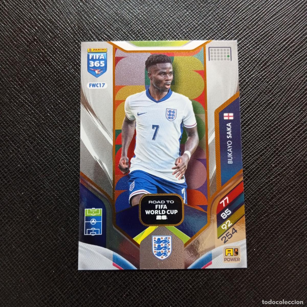 Cromos de f&uacute;tbol: FWC17 SAKA INGLATERRA ADRENALYN 2025 2026 FIFA 365 CROMO FUTBOL 25 26 - A215 PG49
