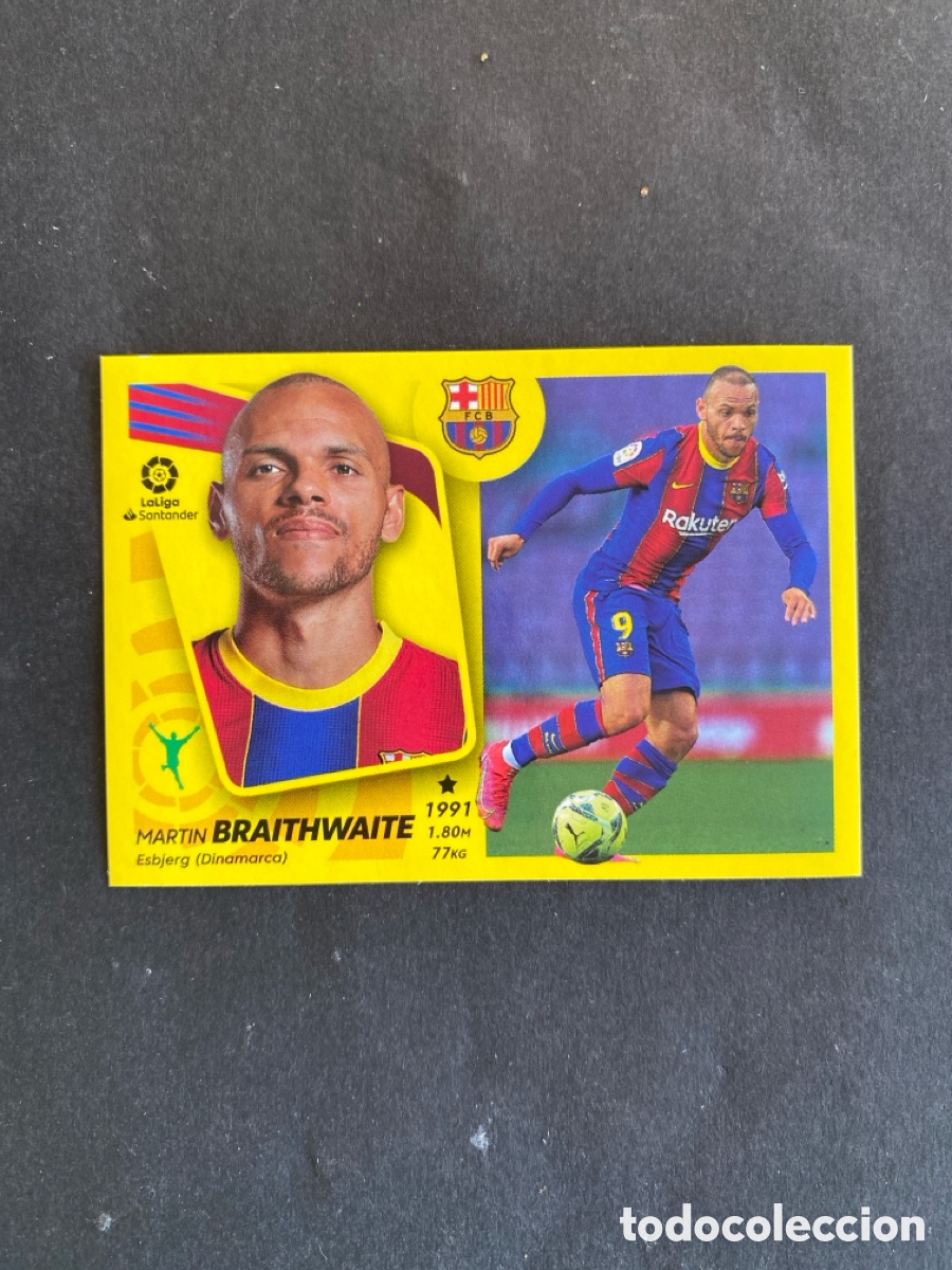 Cromos de f&uacute;tbol: Cromo liga 21/22 Barcelona N* 20B