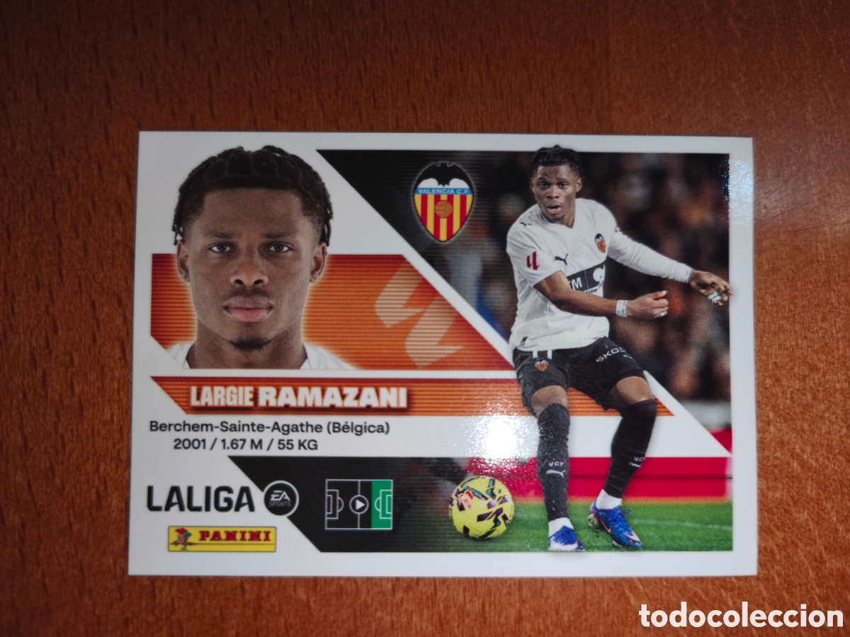 Cromos de f&uacute;tbol: Ramazani n&deg;19 liga este 26/27 Valencia