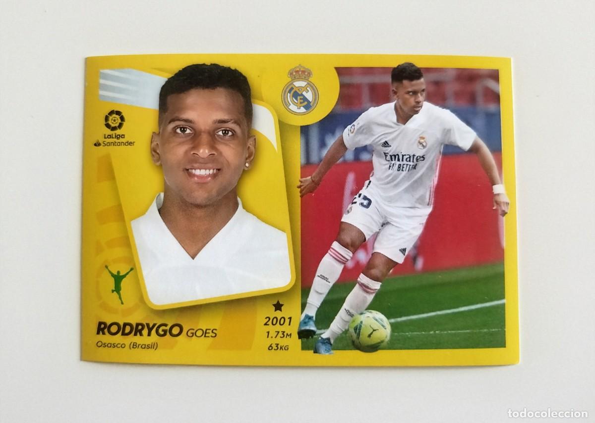 Cromos de f&uacute;tbol: Rodrygo 18B SIN PEGAR NUNCA PEGADO Real Madrid CF Liga Ediciones Este 21 22 / 2021 2022