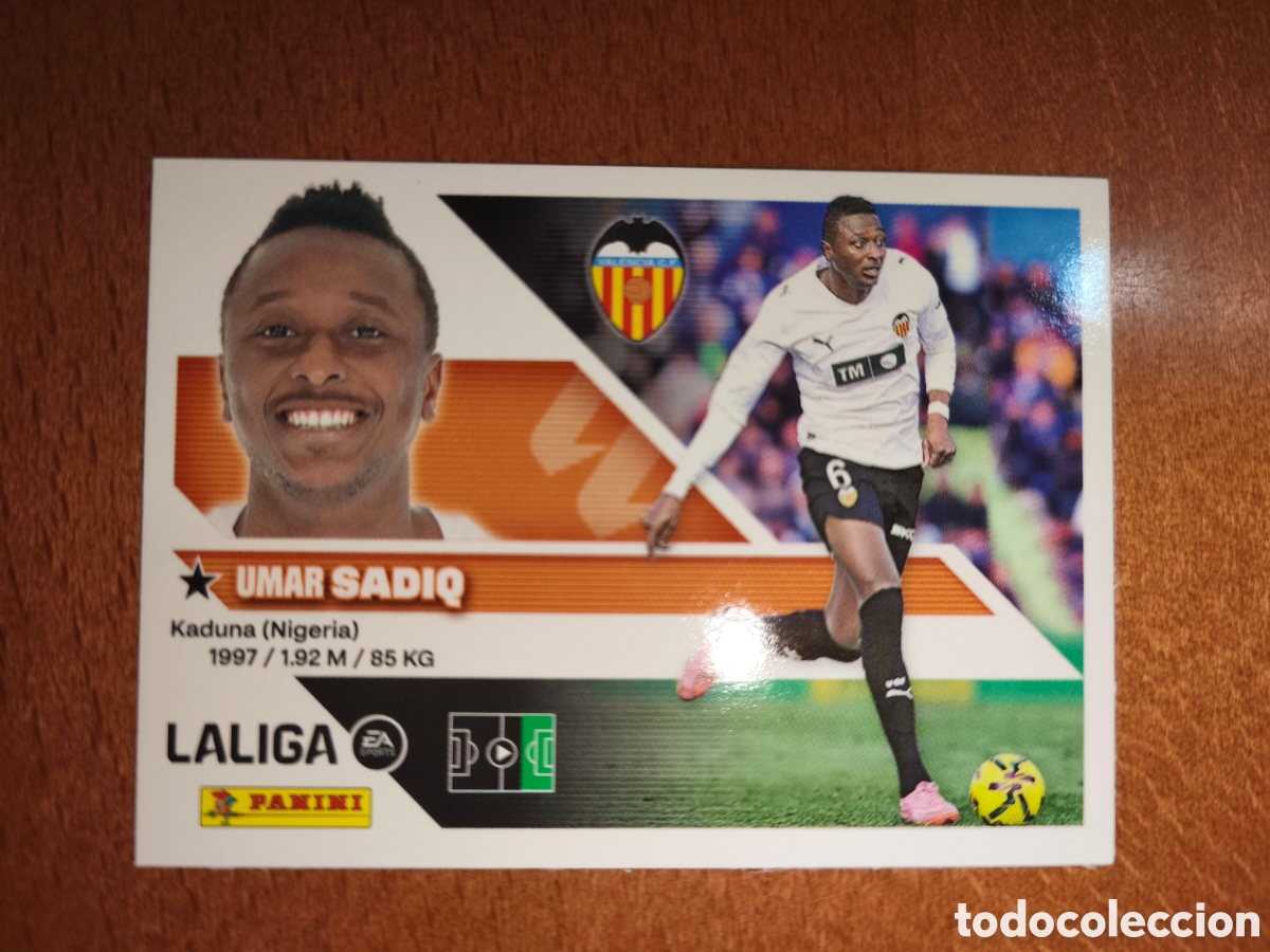 Cromos de f&uacute;tbol: Sadiq n&deg;20A liga este 26/27 Valencia