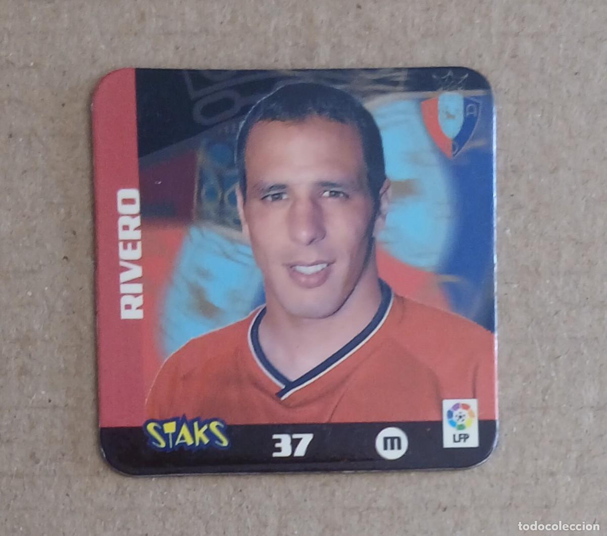 Cromos de f&uacute;tbol: STAK n&ordm; 37 RIVERO OSASUNA STAKS LA RAZ&Oacute;N LIGA 2003-2004 DE PANINI.