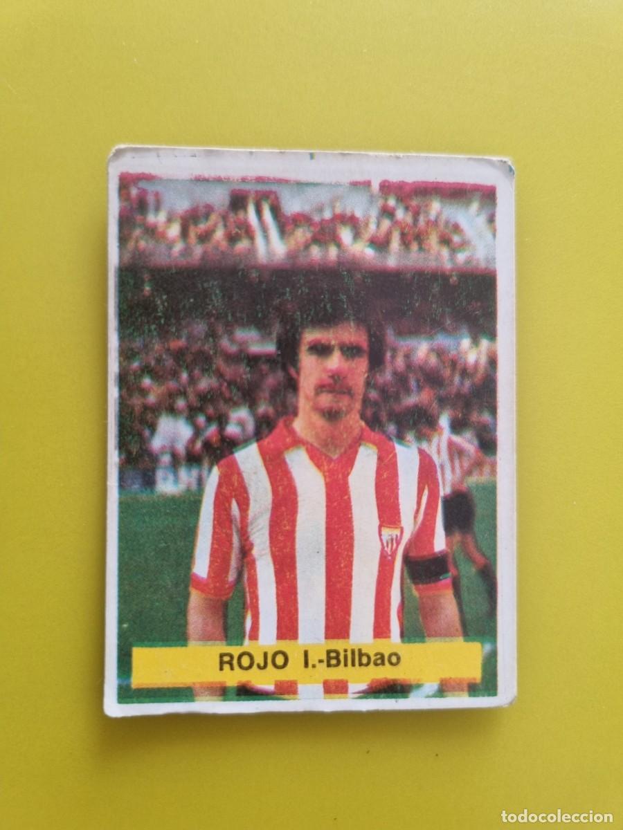 Cromos de f&uacute;tbol: CROMO FUTBOL FINI 75 76 1975 1976 NUNCA PEGADO SIN PEGAR ROJO ATH BILBAO AR926