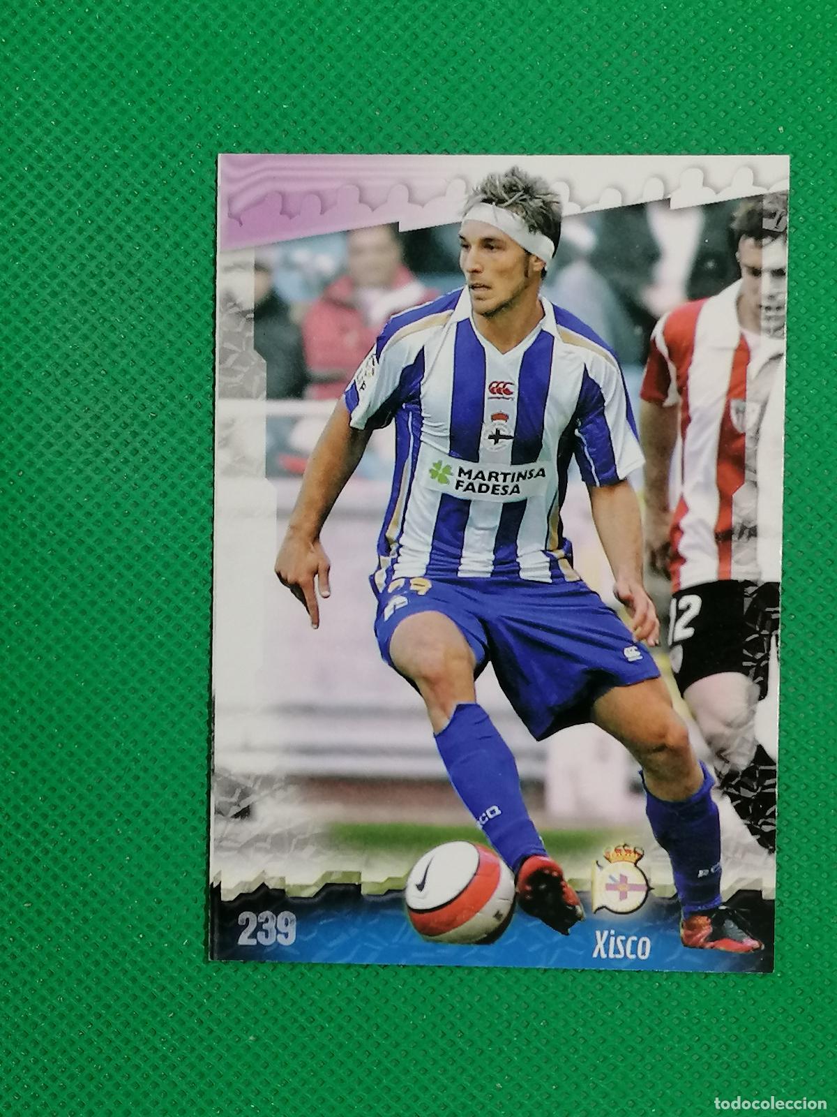 Fu&szlig;ball-Sticker: 239 XISCO DEPORTIVO ⚽ MUNDICROMO LAS FICHAS DE LA LIGA 08 09 2008 2009 ⚽