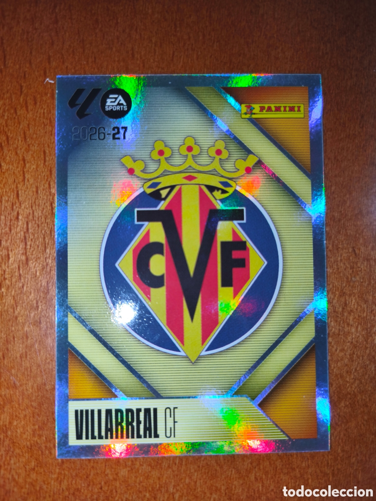 Fu&szlig;ball-Sticker: Escudo Villarreal CF n&deg;1 liga este 26/27