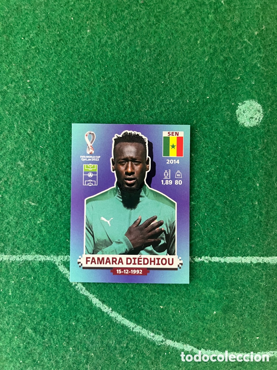 Cromos de Futebol: SEN 17 FAMARA DIEDHIOU SENEGAL MUNDIAL 2022 PANINI