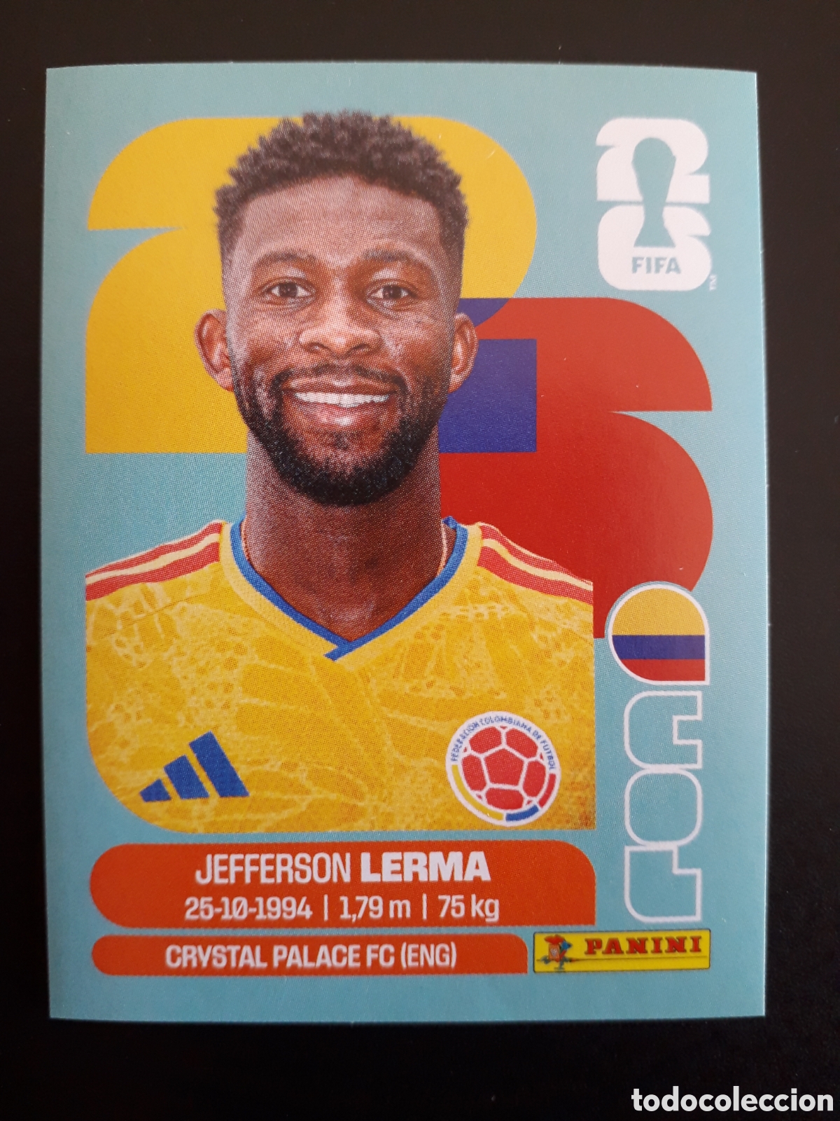Cromos de f&uacute;tbol: LERMA COLOMBIA COL 10 MUNDIAL F&Uacute;TBOL 2026 FIFA WORLD CUP PANINI SIN PEGAR PEDIDO M&Iacute;NIMO 3&euro;