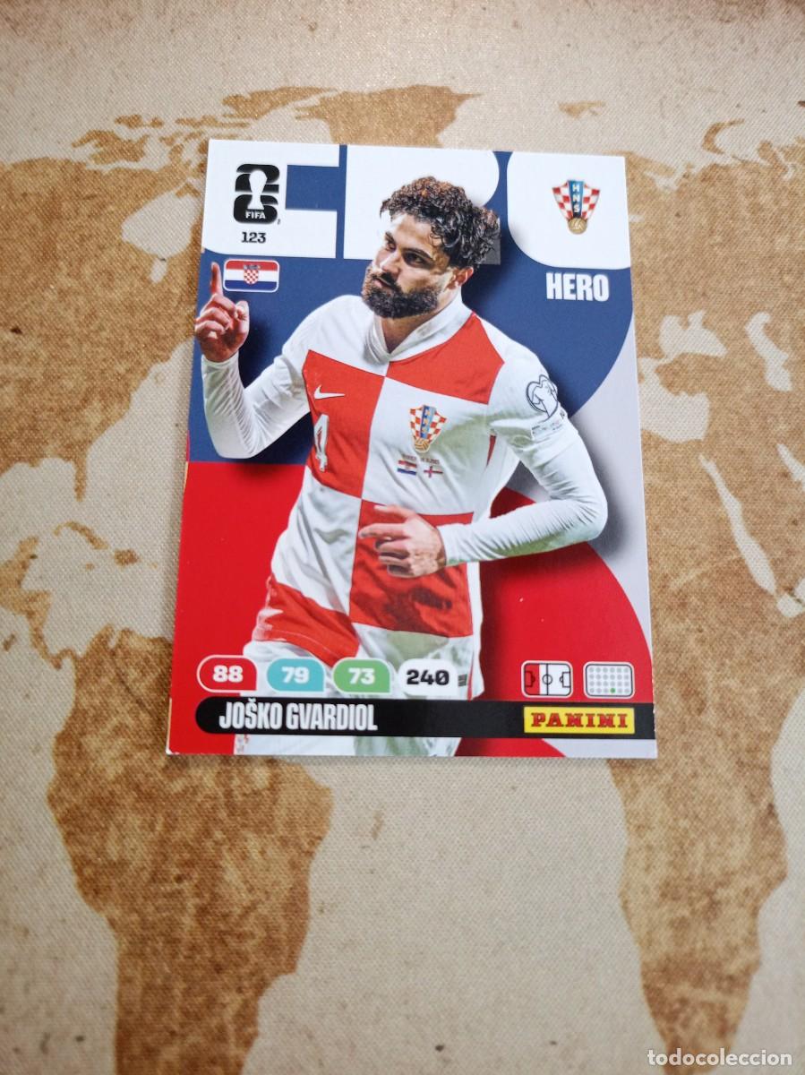 Cromos de f&uacute;tbol: # Croacia 123 JOSKO GVARDIOL Adrenalyn WORLD cup 2026