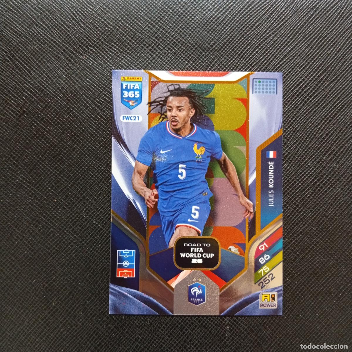 Cromos de f&uacute;tbol: FWC21 KOUNDE FRANCIA ADRENALYN 2025 2026 FIFA 365 CROMO FUTBOL 25 26 - A215 PG50