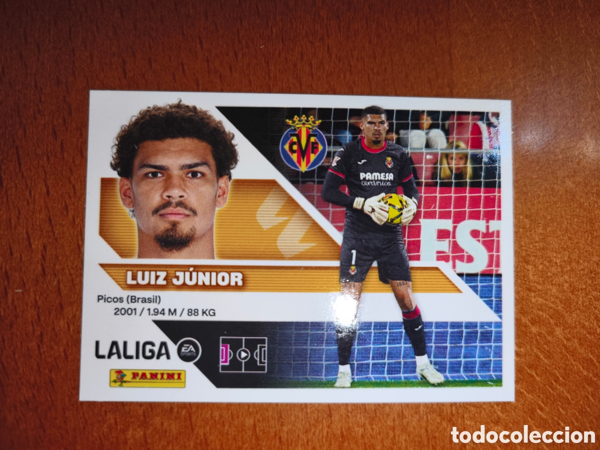 Cromos de f&uacute;tbol: Luiz J&uacute;nior n&deg;3 liga este 26/27 Villarreal