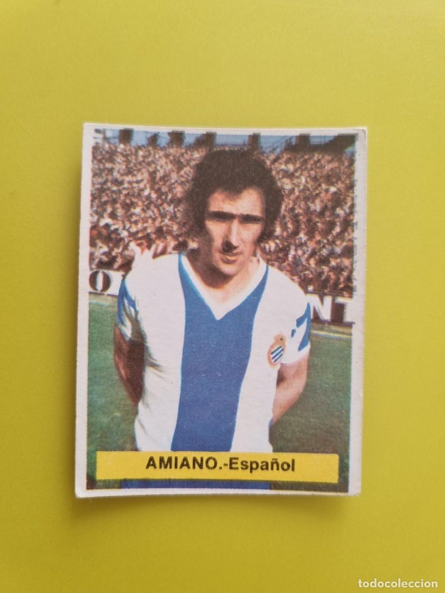 Cromos de f&uacute;tbol: CROMO FUTBOL FINI 75 76 1975 1976 NUNCA PEGADO SIN PEGAR AMIANO RCD ESPA&Ntilde;OL AR926
