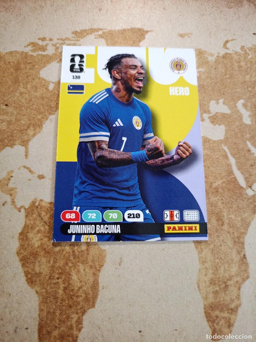 Cromos de f&uacute;tbol: # Curazao 138 JUNINHO BACUNA Adrenalyn WORLD cup 2026