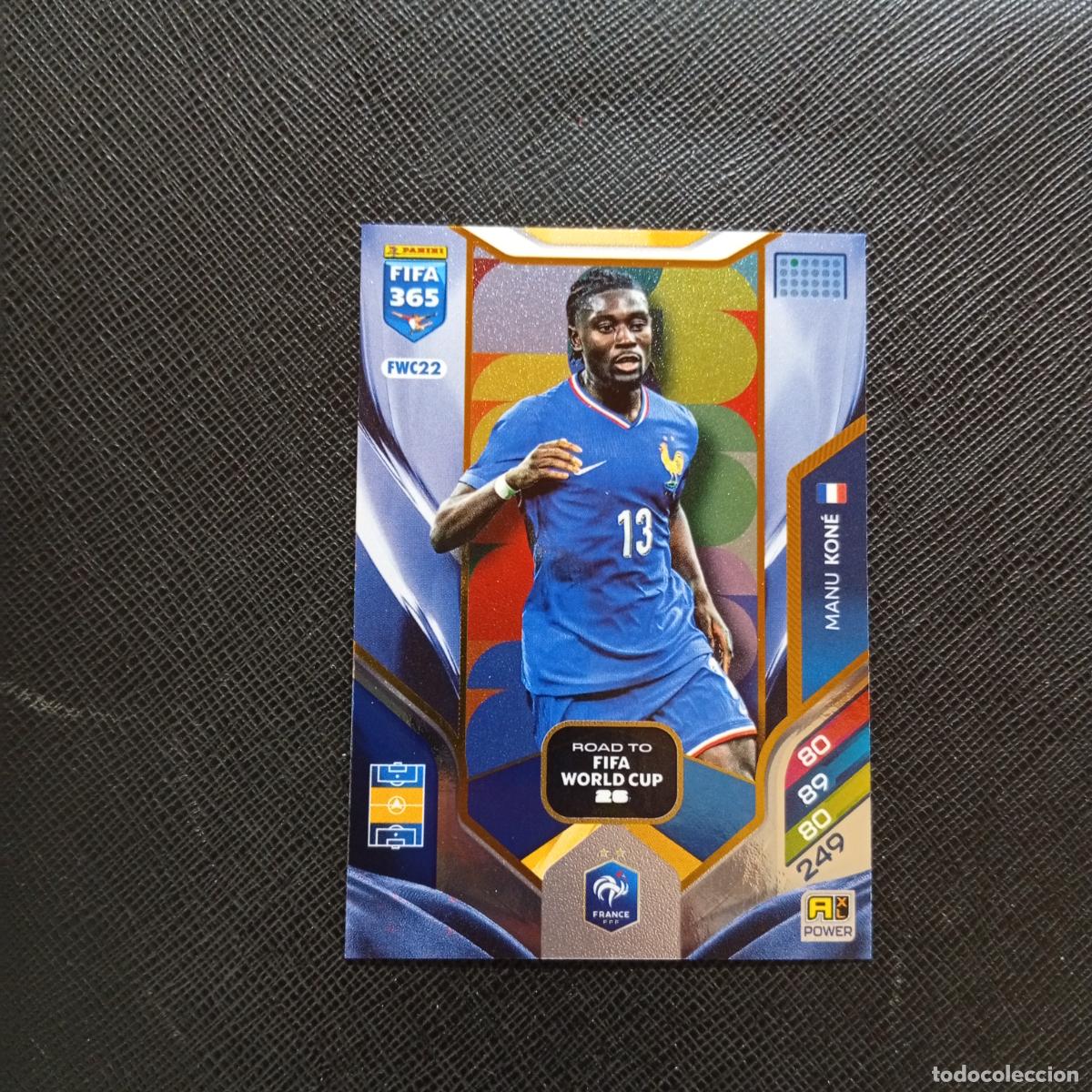 Fu&szlig;ball-Sticker: FWC22 KONE FRANCIA ADRENALYN 2025 2026 FIFA 365 CROMO FUTBOL 25 26 - A215 PG50