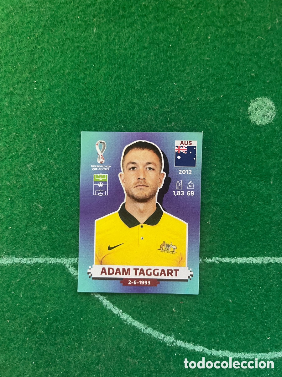 Fu&szlig;ball-Sticker: AUS 20 ADAM TAGGART AUSTRALIA MUNDIAL 2022 PANINI