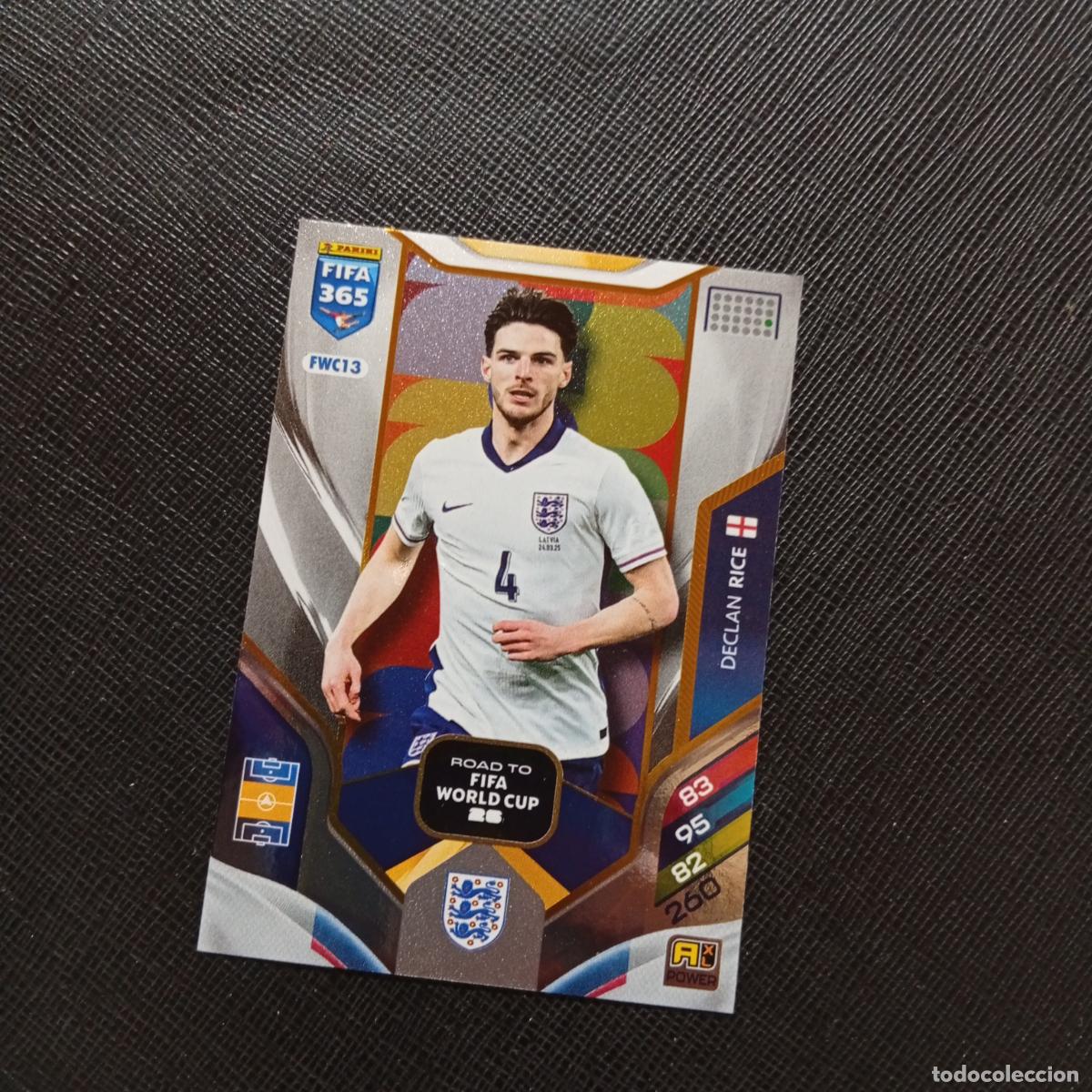 Fu&szlig;ball-Sticker: FWC13 RICE INGLATERRA ADRENALYN 2025 2026 FIFA 365 CROMO FUTBOL 25 26 - A215 PG50