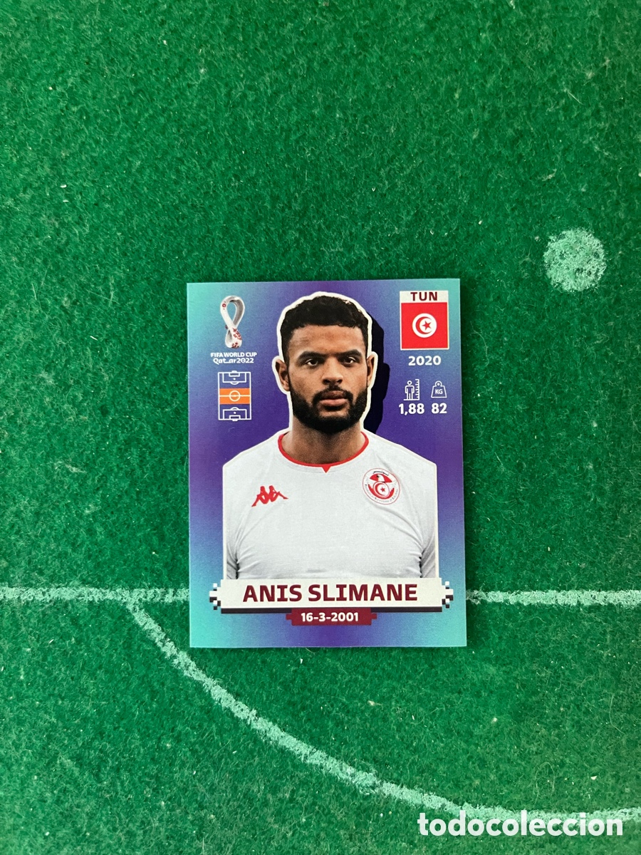 Football Stickers: TUN 17 ANIS SLIMANE T&Uacute;NEZ MUNDIAL 2022 PANINI