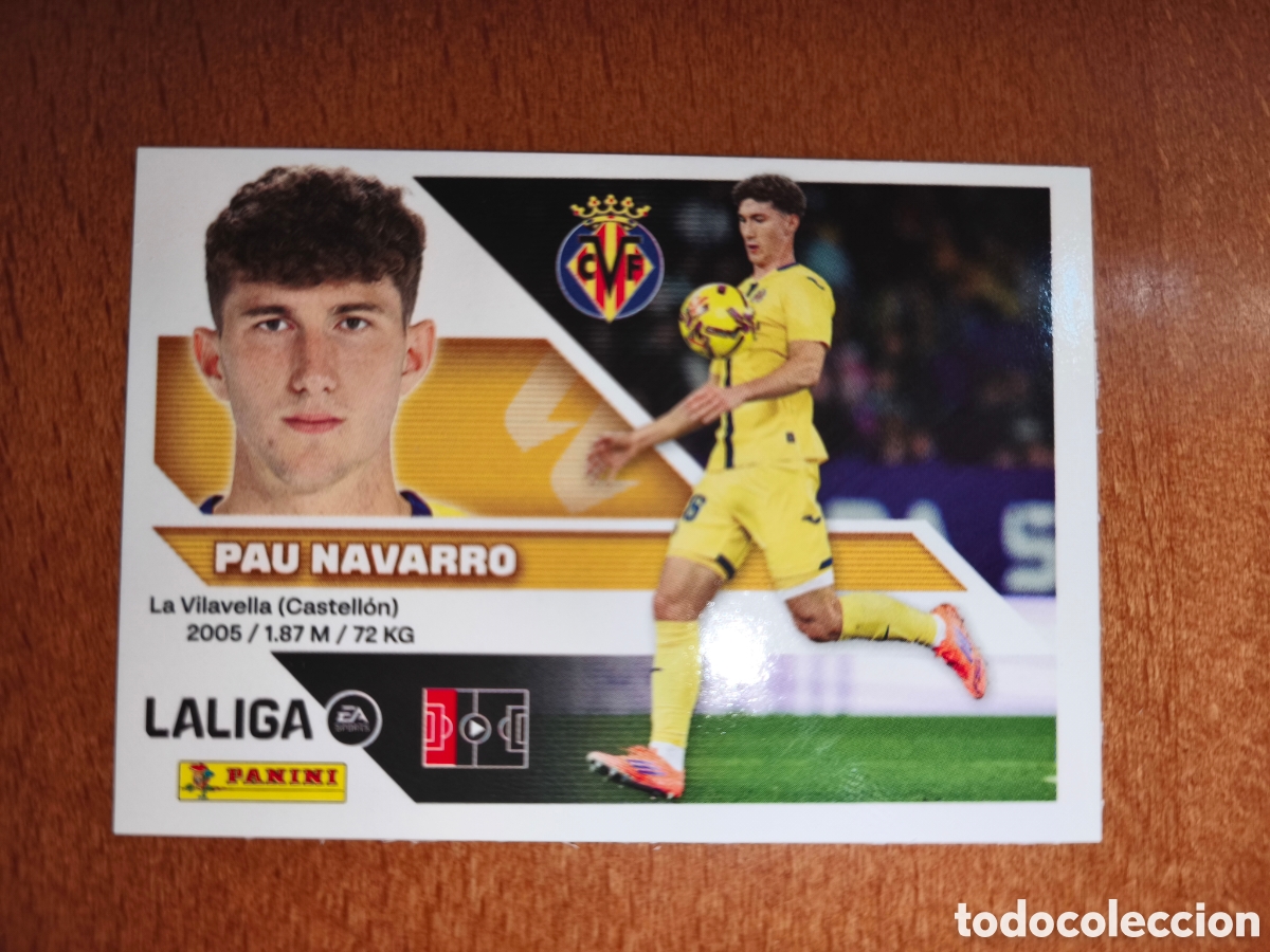 Football Stickers: Pau Navarro n&deg;6A liga este 26/27 Villarreal
