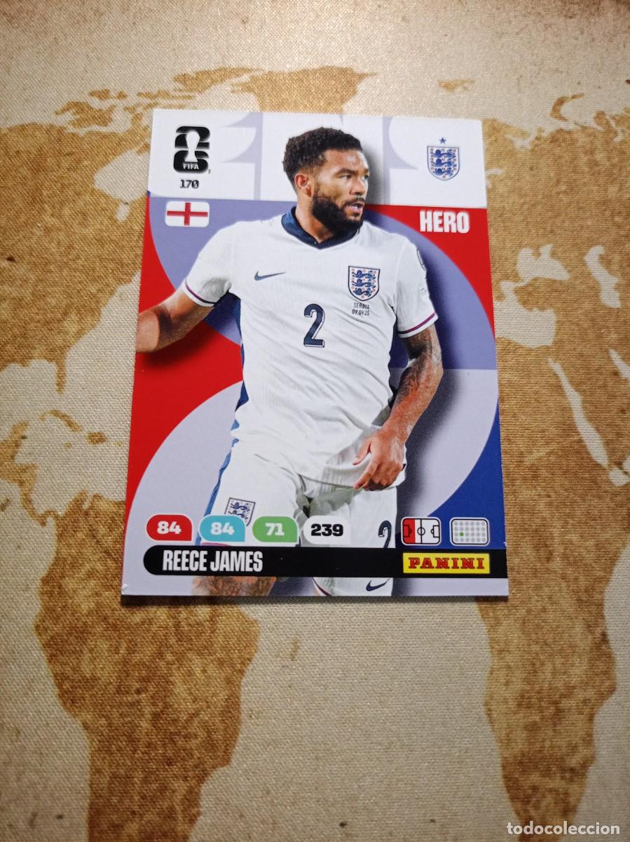 Cartes &agrave; collectionner de Football: # Inglaterra 170 REECE JAMES Adrenalyn WORLD cup 2026
