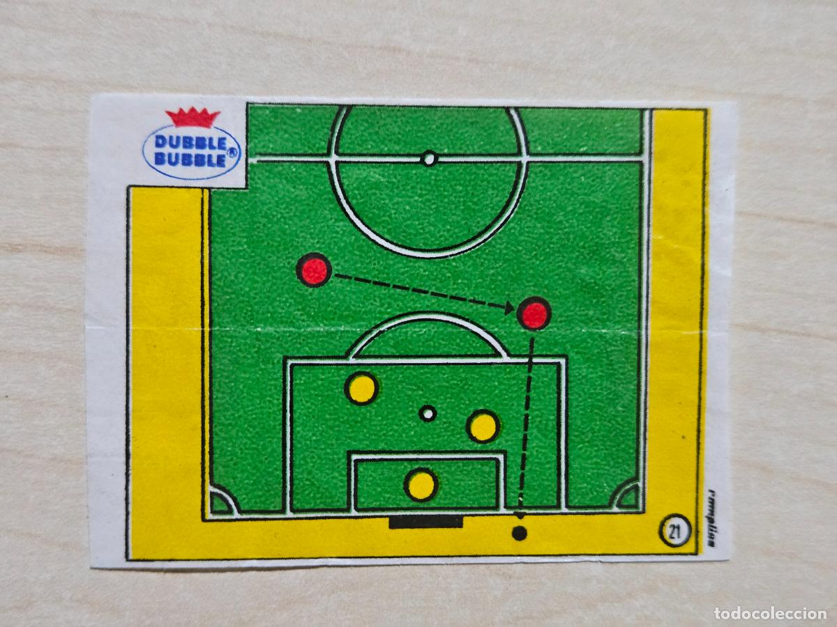 Football Stickers: CROMO N&ordm; 21 FUERA DE PUERTA - CHICLE DUBBLE BUBBLE FUTBOL MUNDIAL - CHEWING GUM - EXCELENTE