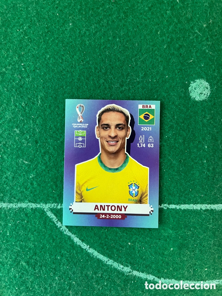 Fu&szlig;ball-Sticker: BRA 15 ANTONY BRASIL MUNDIAL 2022 PANINI