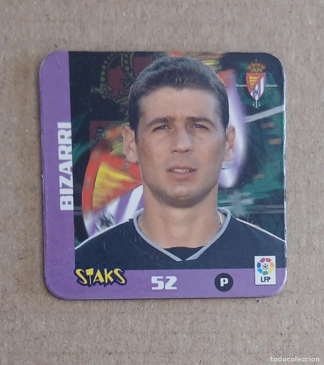 Cromos de f&uacute;tbol: STAK n&ordm; 52 BIZARRI REAL VALLADOLID STAKS LA RAZ&Oacute;N LIGA 2003-2004 DE PANINI.