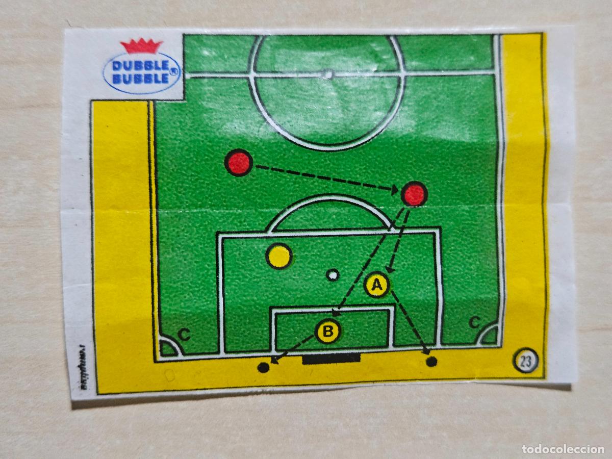 Cromos de f&uacute;tbol: CROMO N&ordm; 23 CORNER - CHICLE DUBBLE BUBBLE FUTBOL MUNDIAL - CHEWING GUM - EXCELENTE