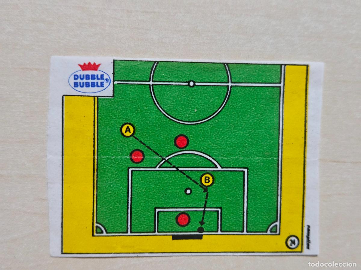 Cromos de f&uacute;tbol: CROMO N&ordm; 24 FUERA DE JUEGO - CHICLE DUBBLE BUBBLE FUTBOL MUNDIAL - CHEWING GUM - EXCELENTE