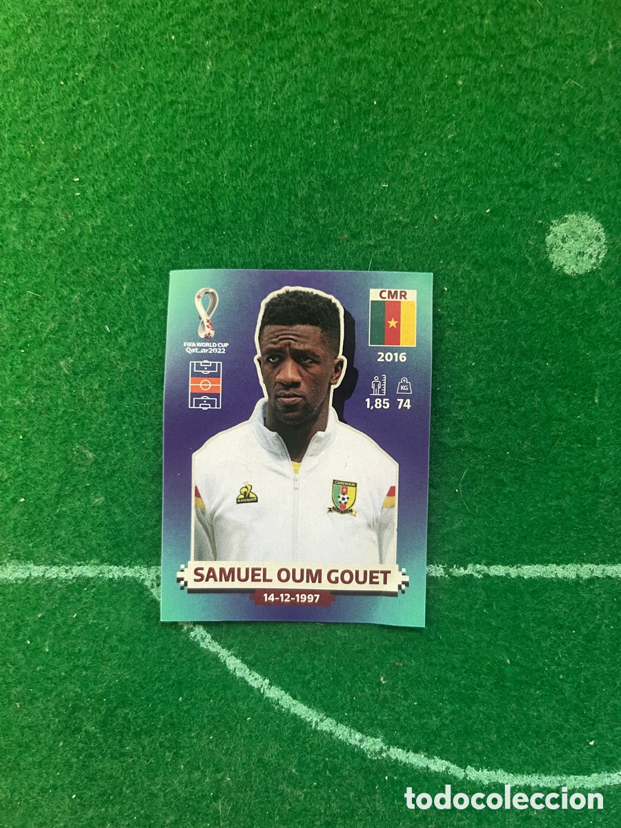 Cromos de f&uacute;tbol: CMR 14 SAMUEL OUM GOUET CAMER&Uacute;N MUNDIAL 2022 PANINI