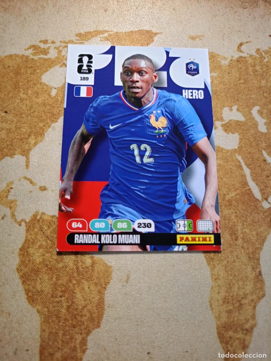Cromos de f&uacute;tbol: # Francia 189 RANDAL KOLO MUANI Adrenalyn WORLD cup 2026