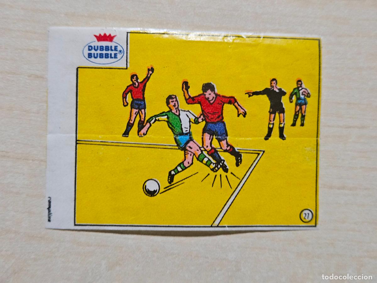 Fu&szlig;ball-Sticker: CROMO N&ordm; 27 PENALTY - CHICLE DUBBLE BUBBLE FUTBOL MUNDIAL - CHEWING GUM - EXCELENTE