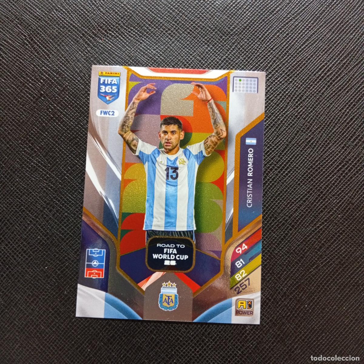 Cromos de f&uacute;tbol: FWC2 ROMERO ARGENTINA ADRENALYN 2025 2026 FIFA 365 CROMO FUTBOL 25 26 - A215 PG52