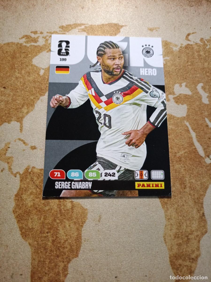 Cromos de f&uacute;tbol: # Alemania 199 SERGE GNABRY Adrenalyn WORLD cup 2026