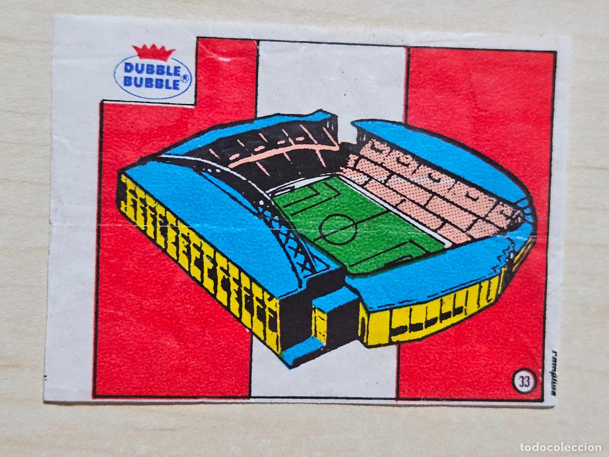 Cromos de f&uacute;tbol: CROMO N&ordm; 33 ESTADIO SAN MAMES - CHICLE DUBBLE BUBBLE FUTBOL MUNDIAL - CHEWING GUM - EXCELENTE