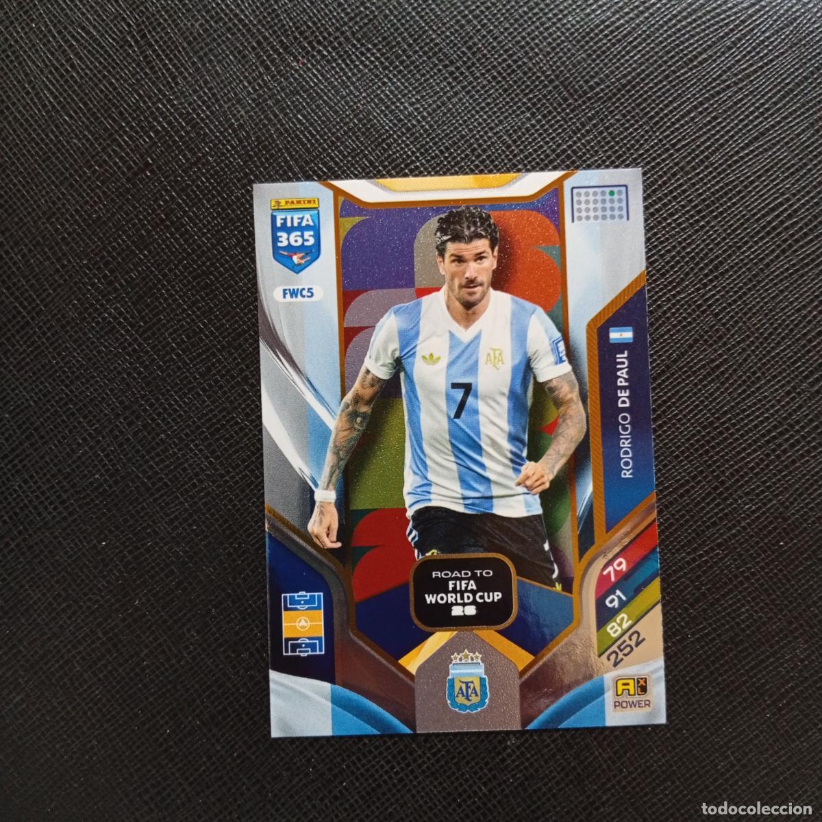 Cromos de f&uacute;tbol: FWC5 DE PAUL ARGENTINA ADRENALYN 2025 2026 FIFA 365 CROMO FUTBOL 25 26 - A215 PG52