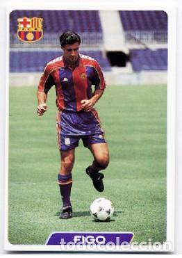 Cromos de f&uacute;tbol: LUIS FIGO N&ordm; 65 F.C BARCELONA MUNDICROMO MC FICHAS LIGA 95 96 1995 1996 NUEVO