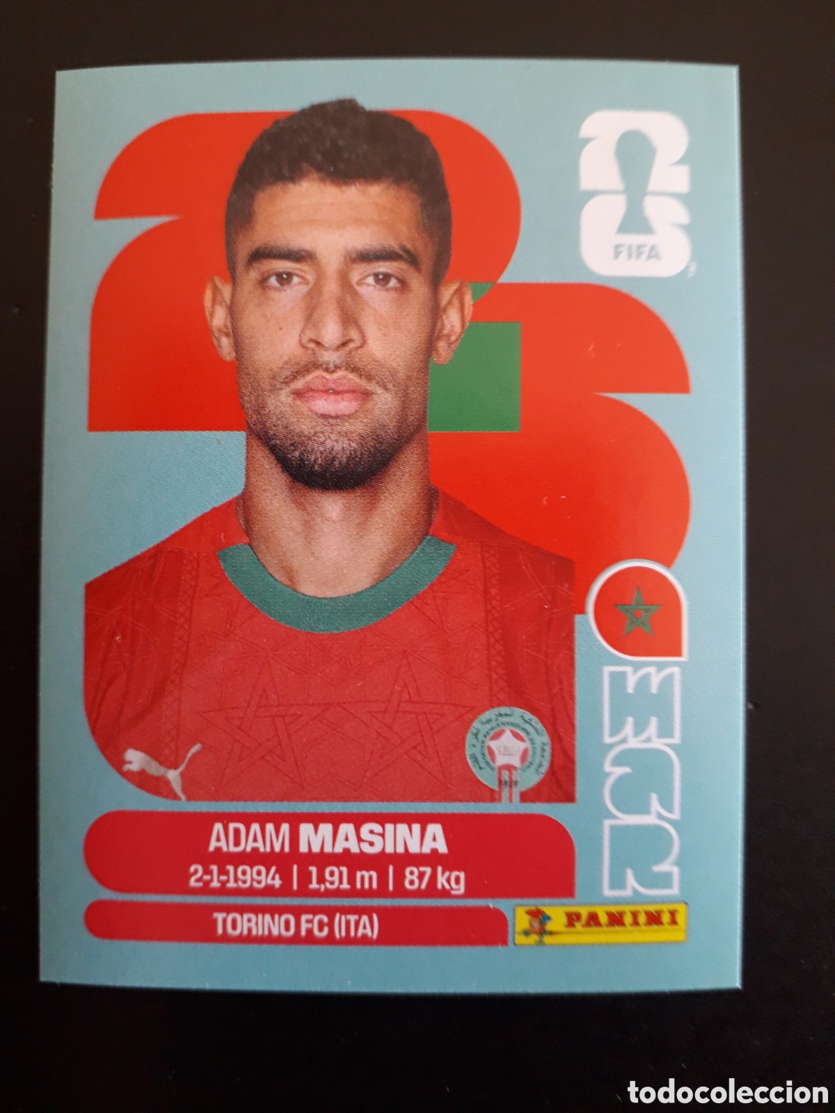 Cartes &agrave; collectionner de Football: MASINA MARRUECOS MAR 9 MUNDIAL F&Uacute;TBOL 2026 FIFA WORLD CUP PANINI SIN PEGAR PEDIDO M&Iacute;NIMO 3&euro;