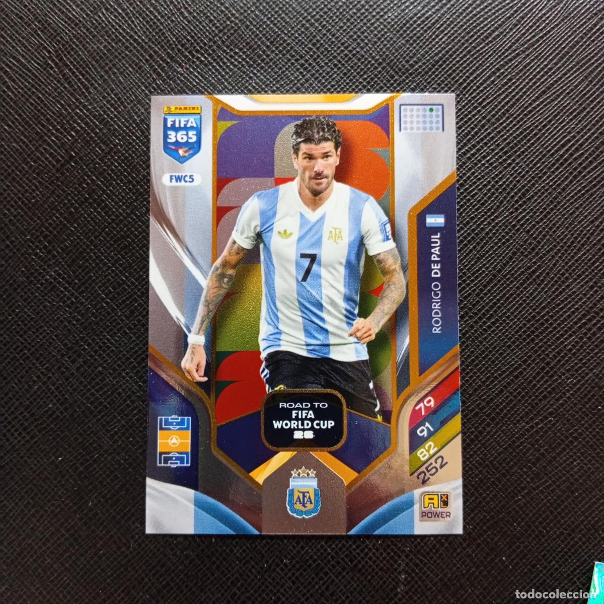 Cromos de f&uacute;tbol: FWC5 DE PAUL ARGENTINA ADRENALYN 2025 2026 FIFA 365 CROMO FUTBOL 25 26 - A215 PG51