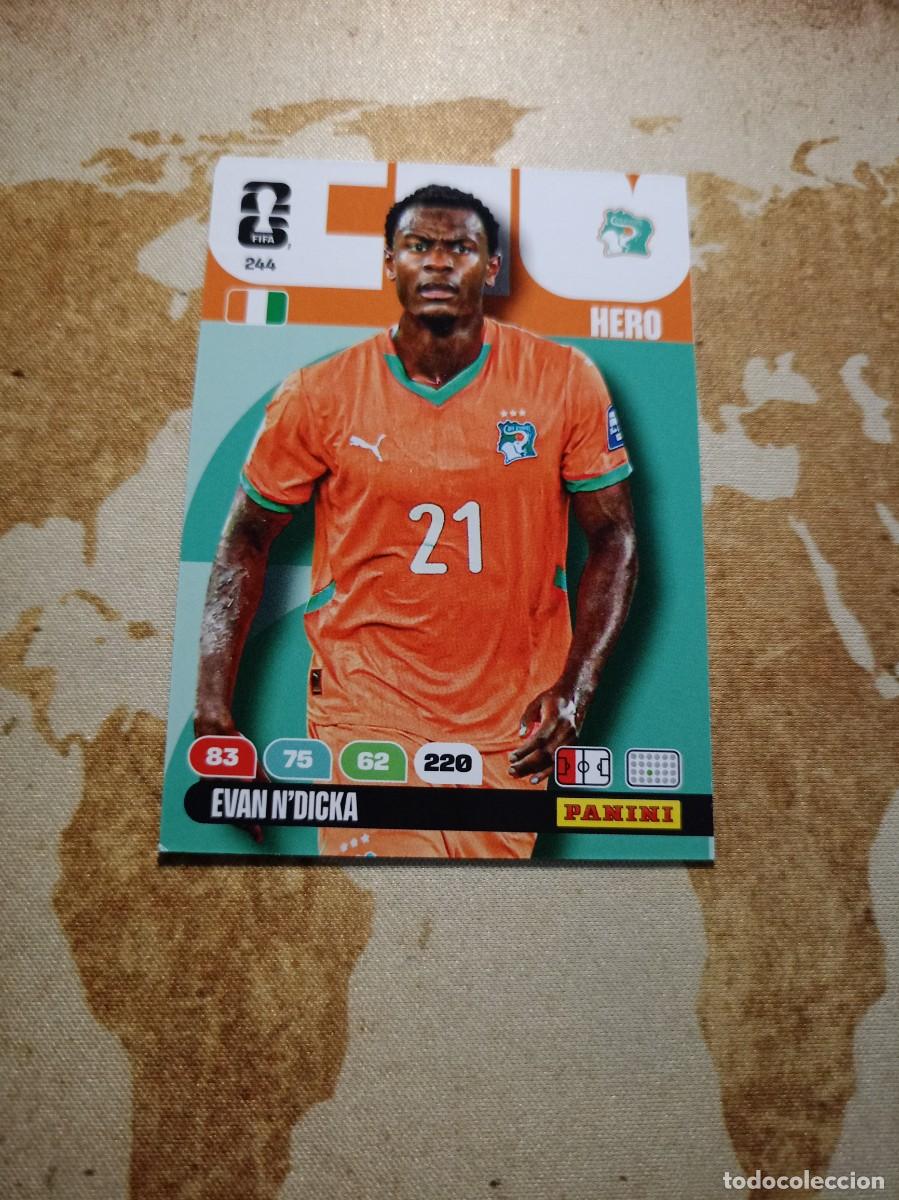 Cromos de f&uacute;tbol: # Costa de Marfil 244 EVAN N'DICKA Adrenalyn WORLD cup 2026