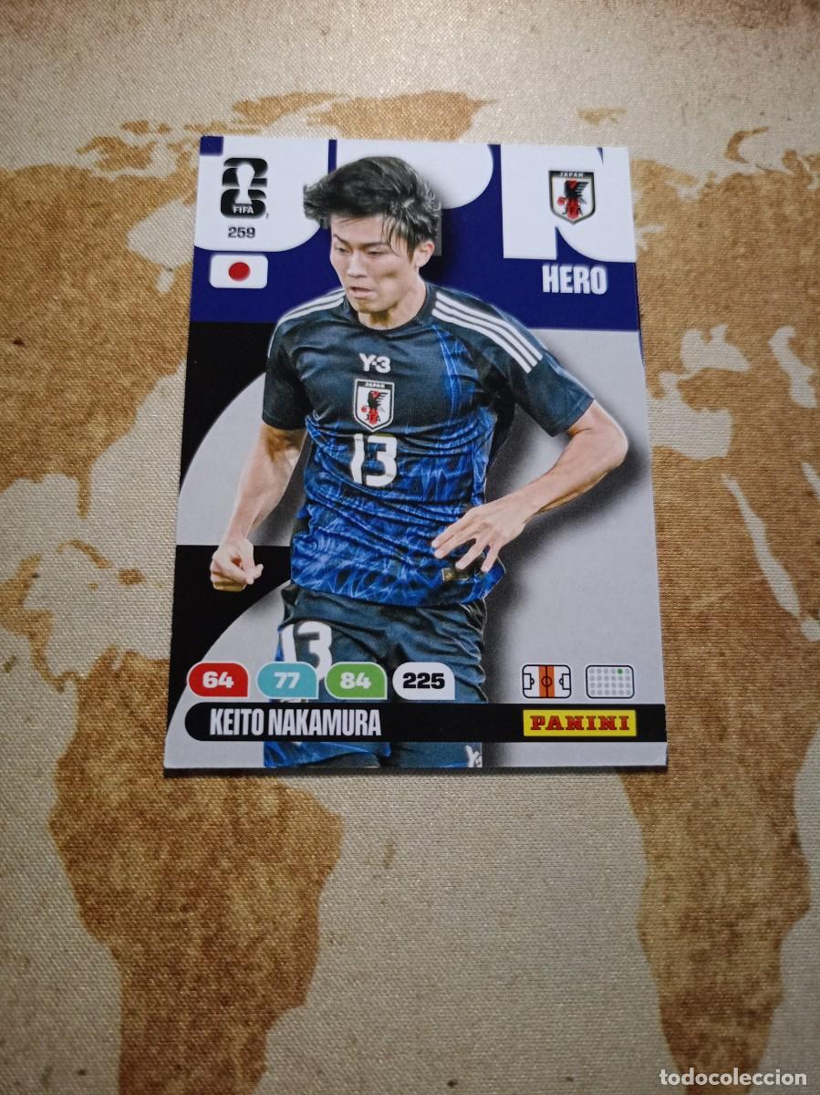Cromos de f&uacute;tbol: # Jap&oacute;n 259 KEITO NAKAMURA Adrenalyn WORLD cup 2026