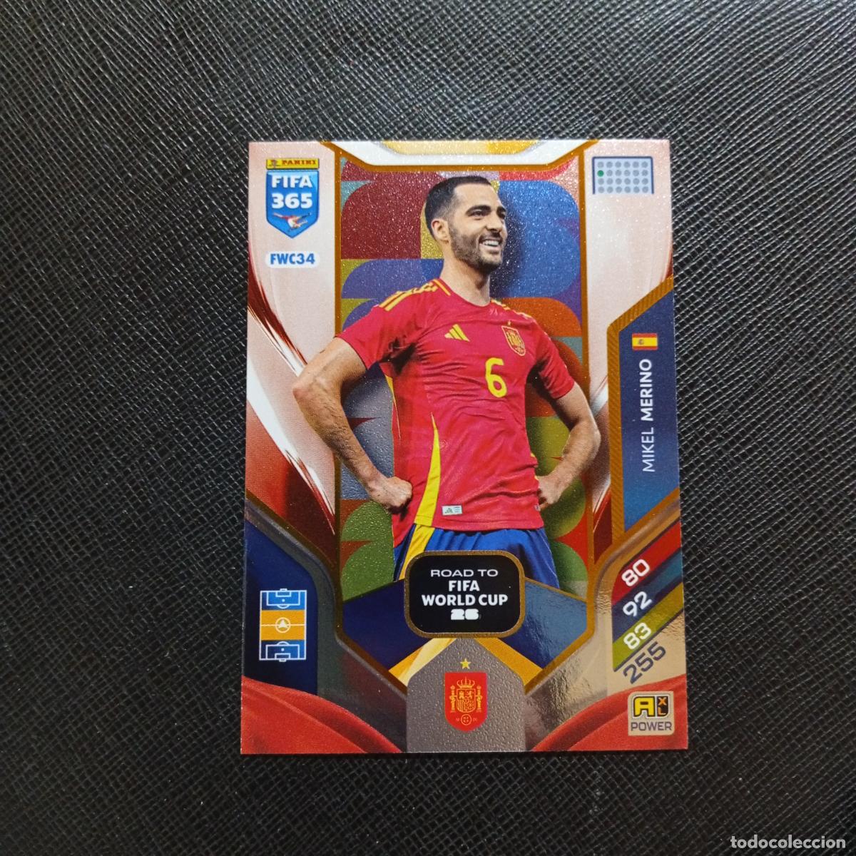Cromos de f&uacute;tbol: FWC34 MIKEL MERINO ESPA&Ntilde;A ADRENALYN 2025 2026 FIFA 365 CROMO FUTBOL 25 26 - A215 PG51