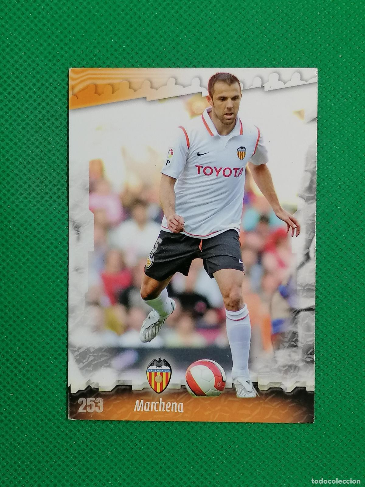 Cromos de f&uacute;tbol: 253 MARCHENA VALENCIA ⚽ MUNDICROMO LAS FICHAS DE LA LIGA 08 09 2008 2009 ⚽