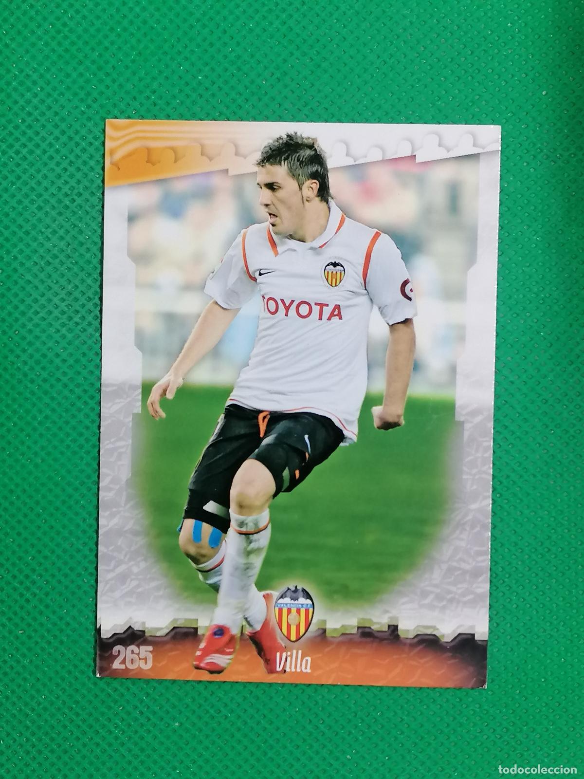 Cromos de f&uacute;tbol: 265 VILLA VALENCIA ⚽ MUNDICROMO LAS FICHAS DE LA LIGA 08 09 2008 2009 ⚽