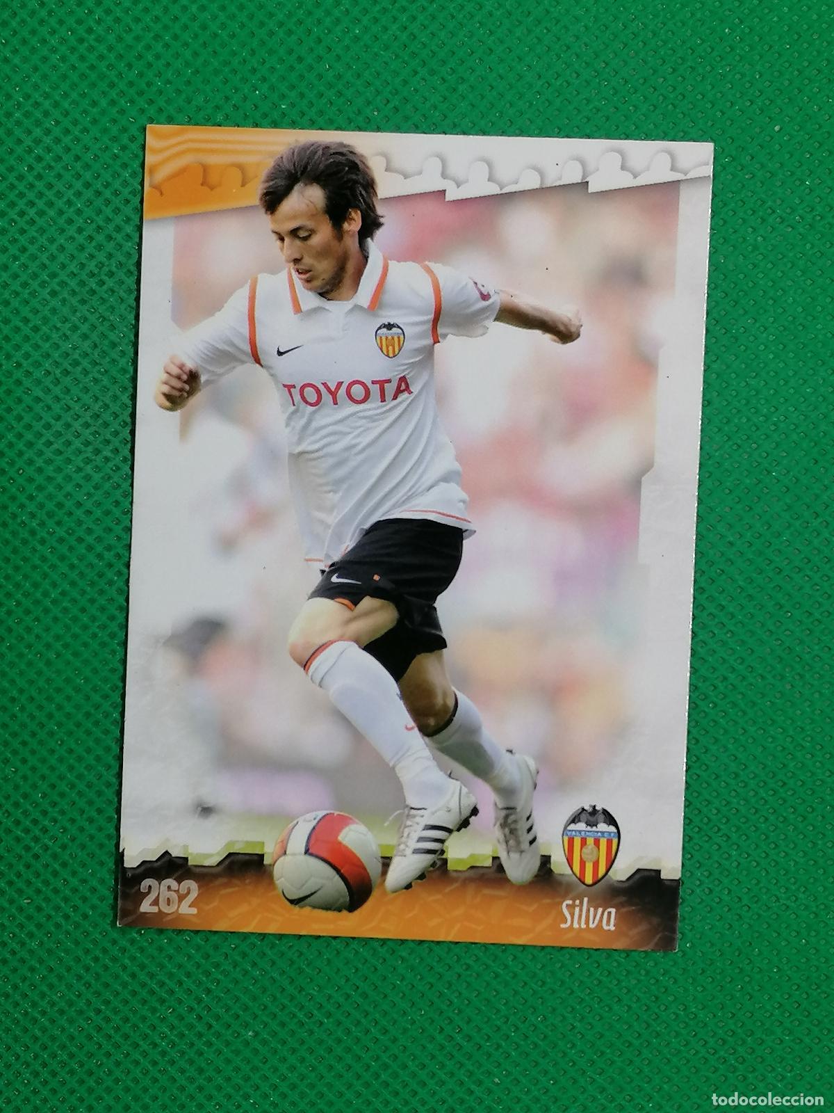 Cromos de f&uacute;tbol: 262 SILVA VALENCIA ⚽ MUNDICROMO LAS FICHAS DE LA LIGA 08 09 2008 2009 ⚽