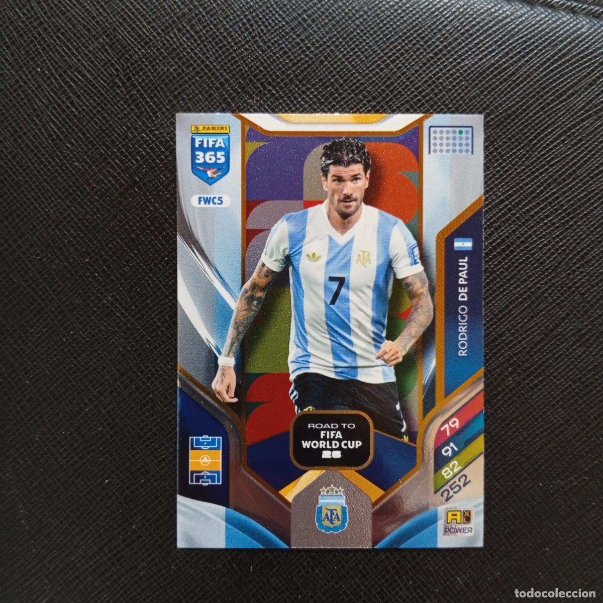 Cromos de f&uacute;tbol: FWC5 DE PAUL ARGENTINA ADRENALYN 2025 2026 FIFA 365 CROMO FUTBOL 25 26 - A215 PG53