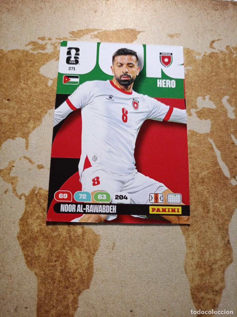 Cromos de f&uacute;tbol: # Jordania 271 NOOR AL-RAWABDEH Adrenalyn WORLD cup 2026