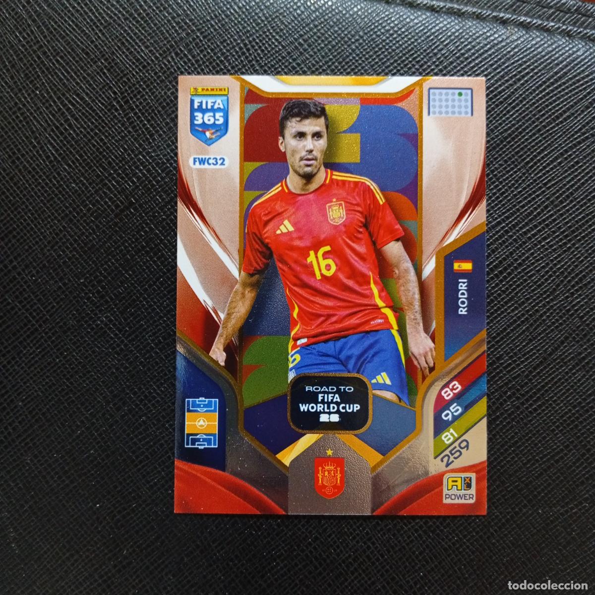 Cromos de f&uacute;tbol: FWC32 RODRI ESPA&Ntilde;A ADRENALYN 2025 2026 FIFA 365 CROMO FUTBOL 25 26 - A215 PG53