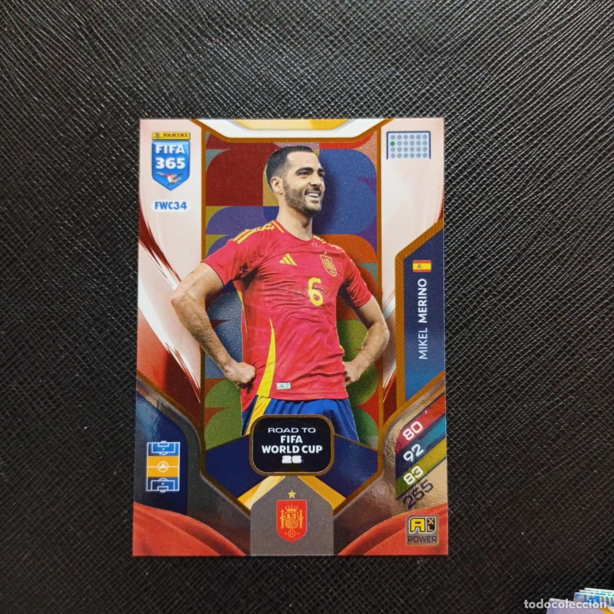 Cromos de f&uacute;tbol: FWC34 MIKEL MERINO ESPA&Ntilde;A ADRENALYN 2025 2026 FIFA 365 CROMO FUTBOL 25 26 - A215 PG53